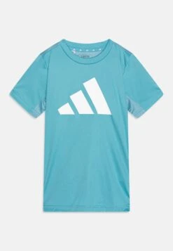 ADIDAS PERFORMANCE Logo Unisex - Sport T-Shirt - Preloved Blue/White