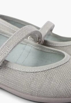 Merceditas Tira Adherente Fino - Ballerina'S Met Enkelbandjes - Gris -kinderkledingwinkel b840bc9ec461410590040ab73dbd28a5