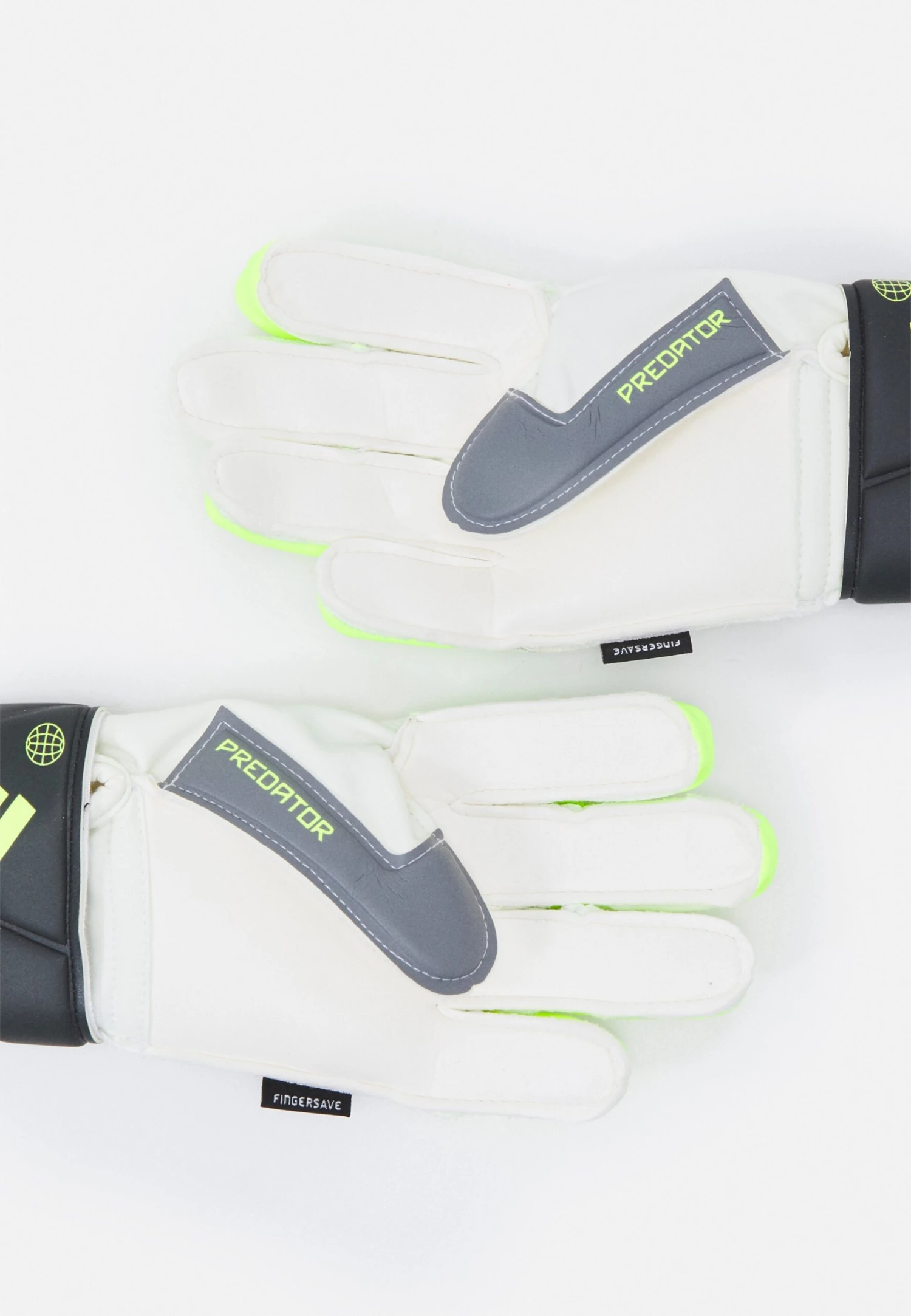 ADIDAS PERFORMANCE Predator Unisex - Keepershandschoenen- White/Lucid Lemon/Black 4 ADIDAS PERFORMANCE Predator Unisex - Keepershandschoenen- White/Lucid Lemon/Black - Afbeelding 2