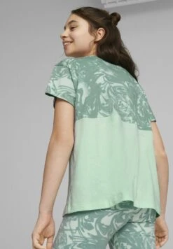 Puma Power Summer Für Jugendliche - T-Shirt Print - Minty Burst