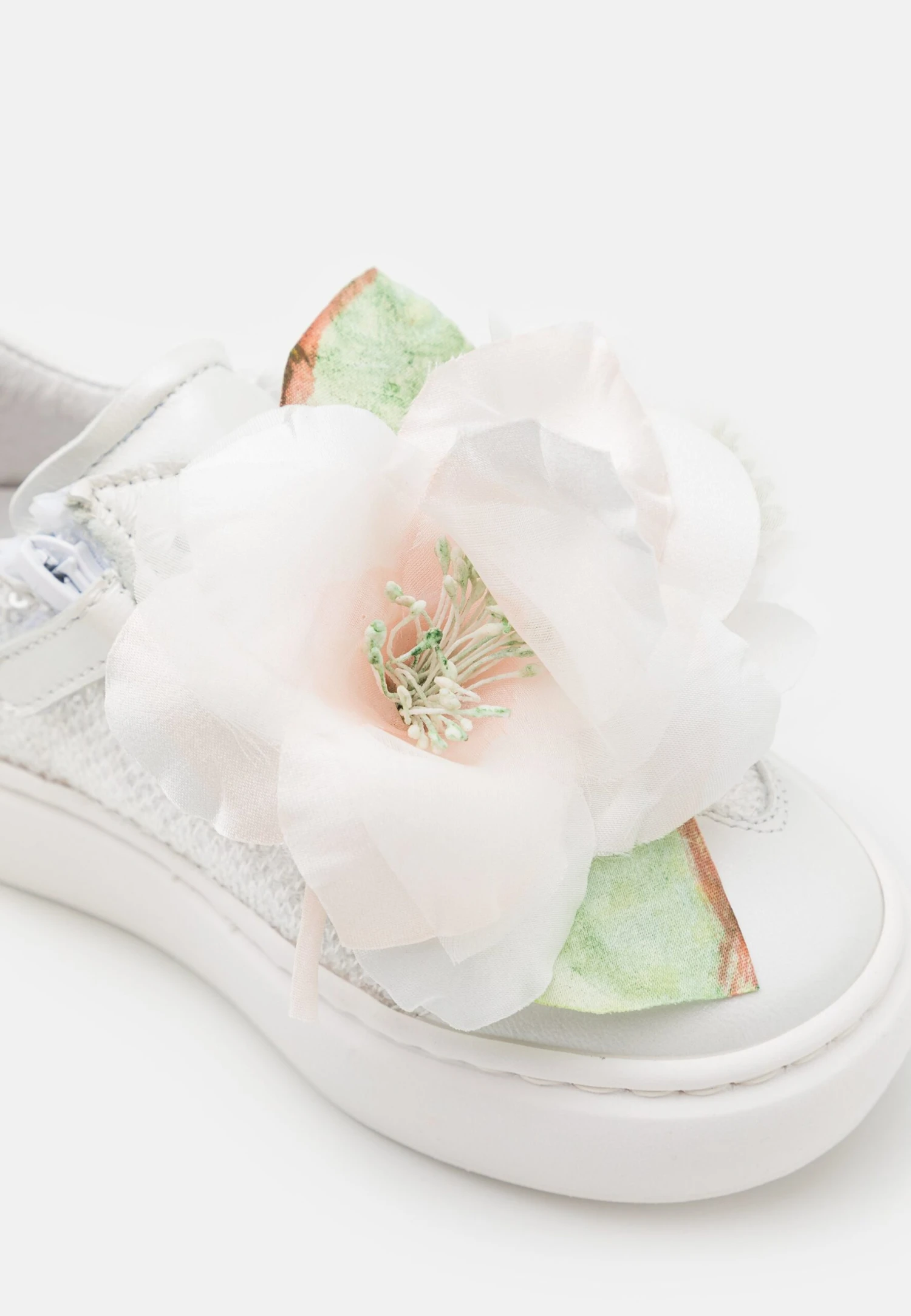 Monnalisa Con Magnolia Pai - Sneakers Laag - Panna Cipolla 8 Monnalisa Con Magnolia Pai - Sneakers Laag - Panna Cipolla - Afbeelding 6