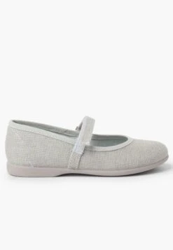 Merceditas Tira Adherente Fino - Ballerina'S Met Enkelbandjes - Gris