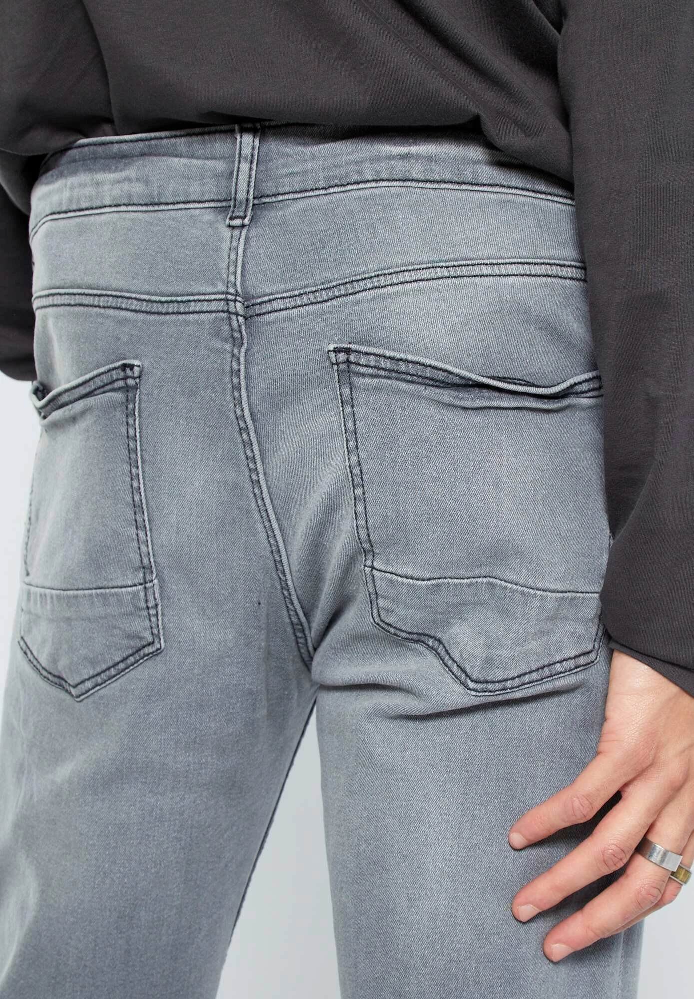 Slim Fit Jeans - Mid Grey 7 Slim Fit Jeans - Mid Grey - Afbeelding 5