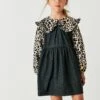 Next Collar Raglan Standard - Spijkerjurk - Animal Print -kinderkledingwinkel c669a4735cb34001ac265436f87ac759