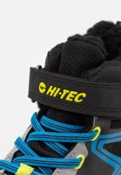 Hi-Tec Glacier Mid 200 Wp Jr Unisex - Outdoorschoenen - Black/Lake Blue/Lime/Silver -kinderkledingwinkel d9a9ba7087c448f5ac0a39b10aeecb14