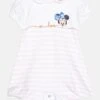 Monnalisa Disney Minnie Interlock Unito - Jumpsuit - White/Light Pink -kinderkledingwinkel dd0e56e35c75464ea8eab735edcbed0b