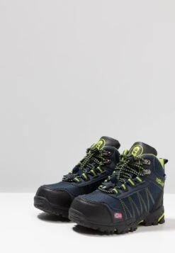TROLLKIDS Kids Trolltunga Hiker Mid Unisex - Outdoorschoenen - Navy/Viper Green -kinderkledingwinkel de4096f9fd864ab19e206e7304d2dfcc