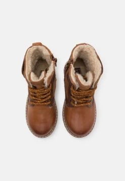 Friboo Leather - Veterboots - Cognac -kinderkledingwinkel e0ce0bd581774dd48460ad06fe88c837