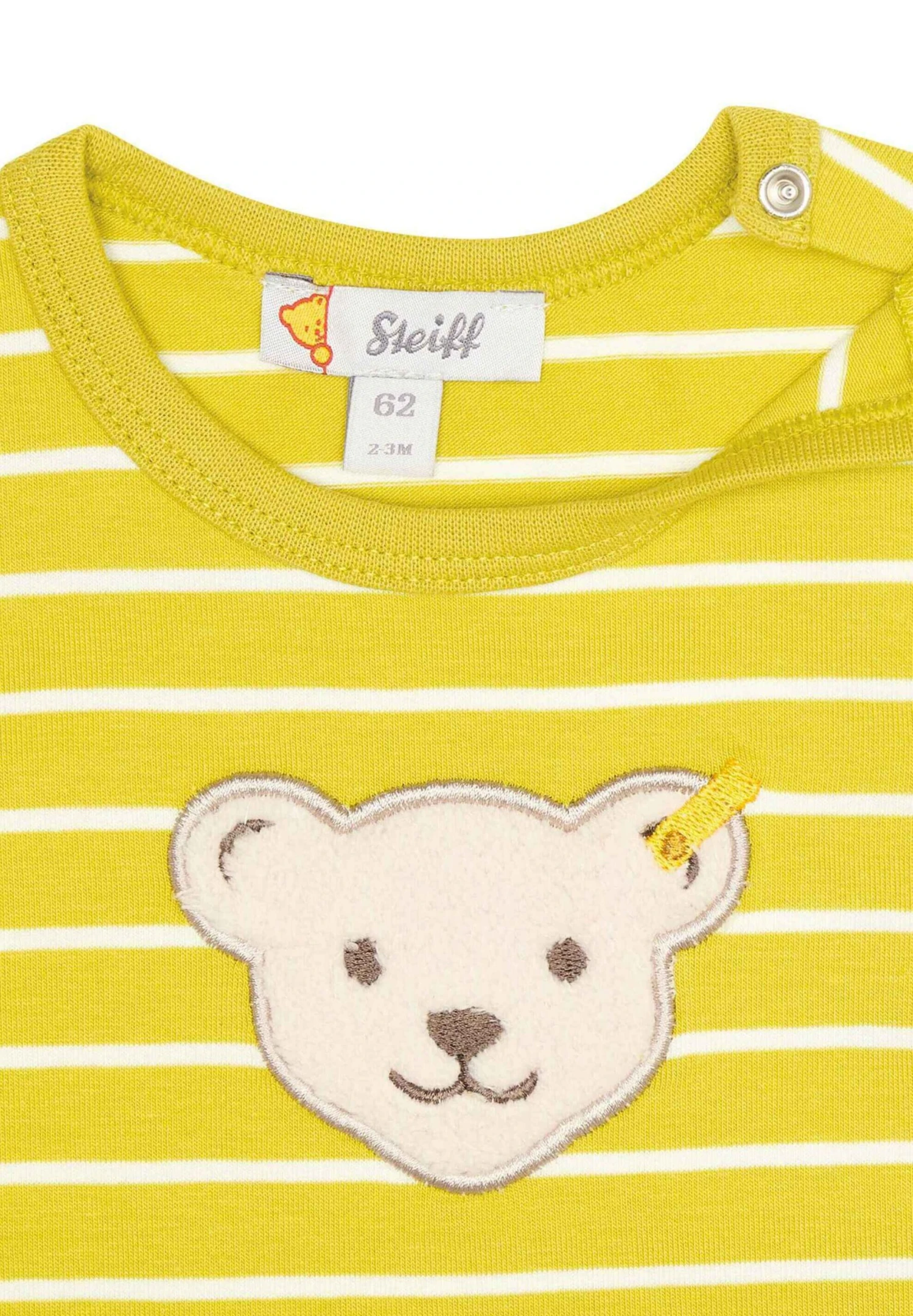 Steiff Pawerful Mit Knöpfbaren Ausschnitt - Longsleeve - Apple Green 6 Steiff Pawerful Mit Knöpfbaren Ausschnitt - Longsleeve - Apple Green - Afbeelding 4