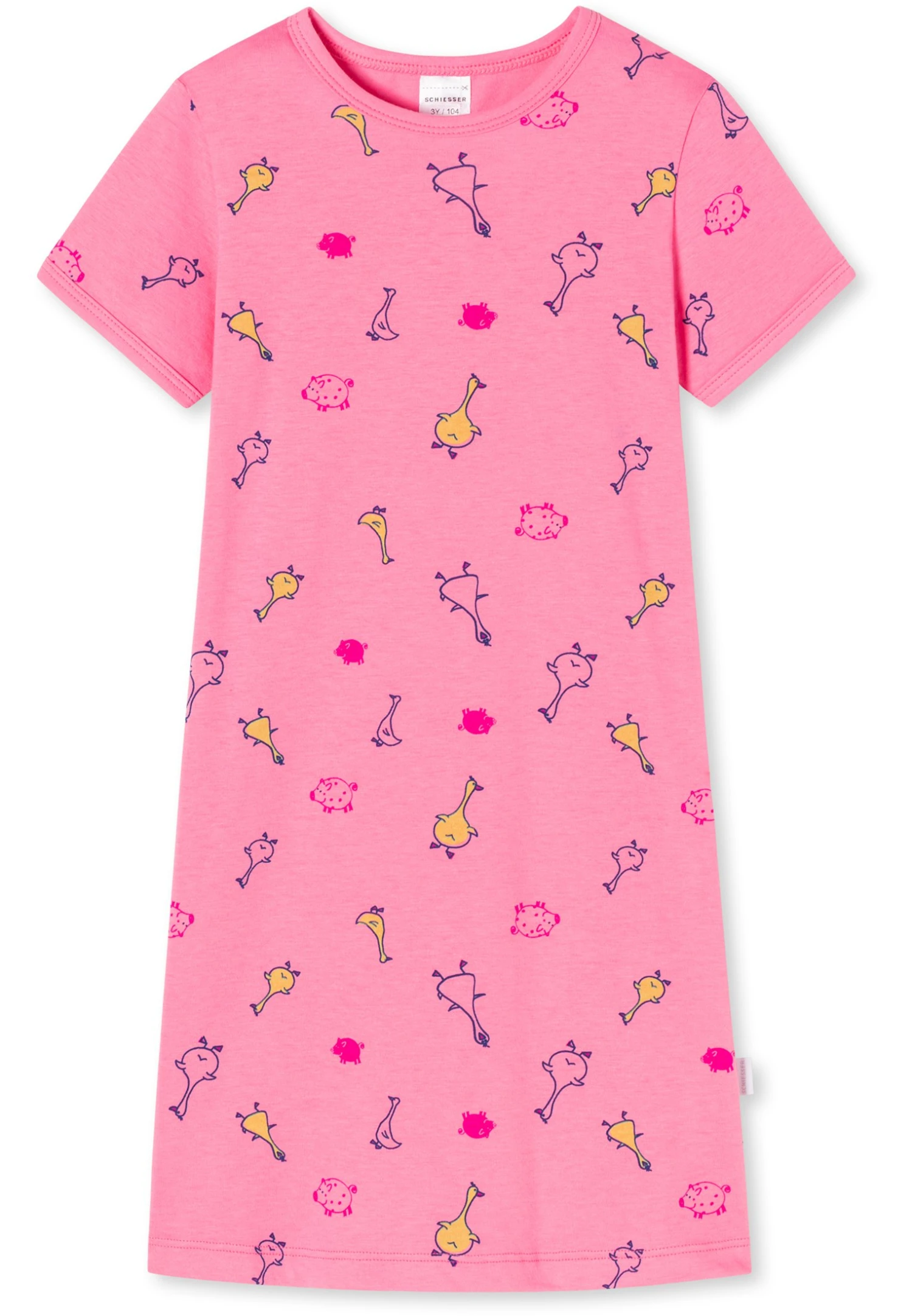 Schiesser World - Nachtjapon - Pink 3 Schiesser World - Nachtjapon - Pink