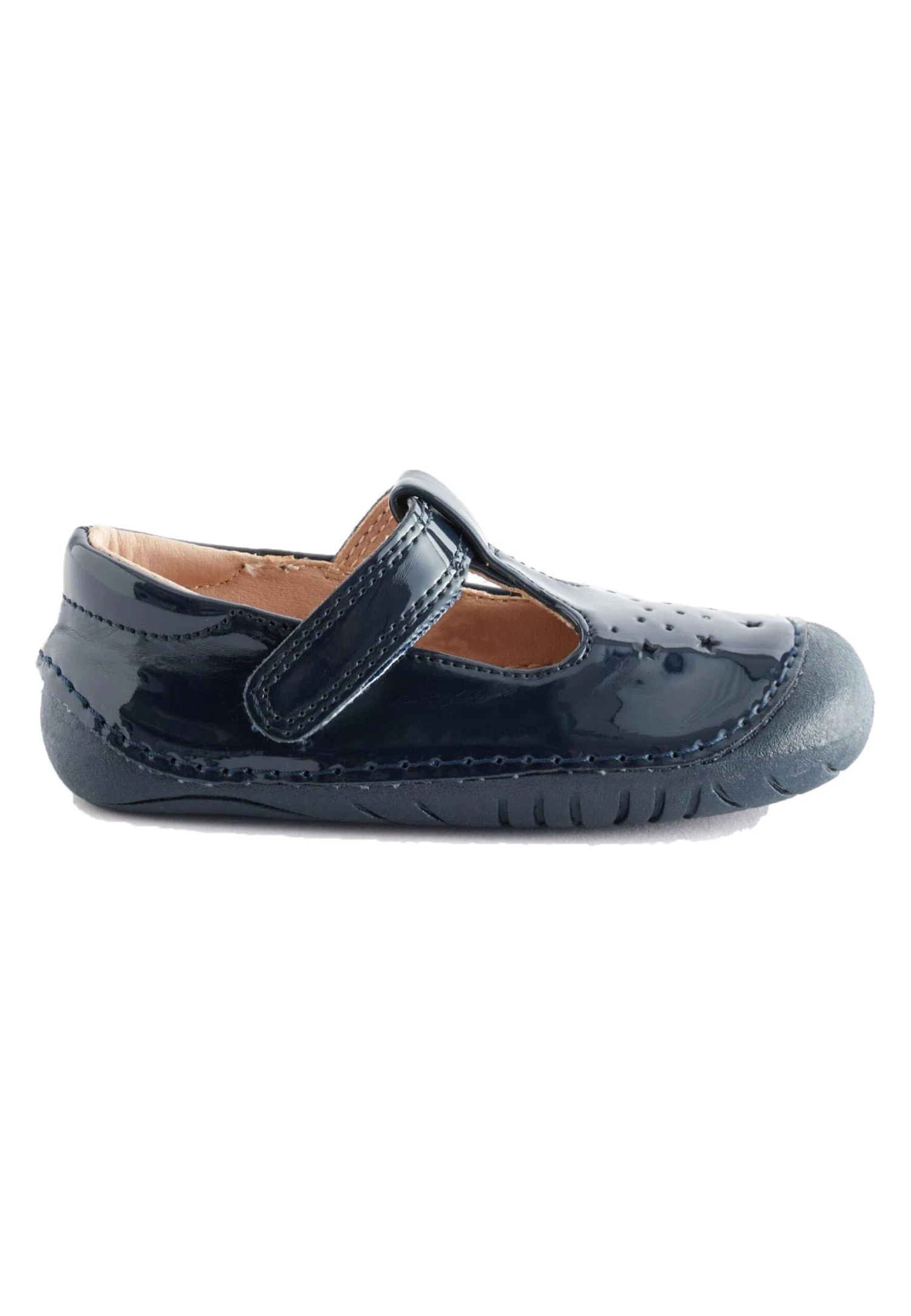 Next Crawler T Bar Wide Fit G - Babyschoenen - Navy Blue Patent 3 Next Crawler T Bar Wide Fit G - Babyschoenen - Navy Blue Patent