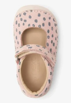Next Crawler Mary Jane Wide Fit G - Babyschoenen - Pink Spot Leather -kinderkledingwinkel e780700afd4d4543b607a643498e956e