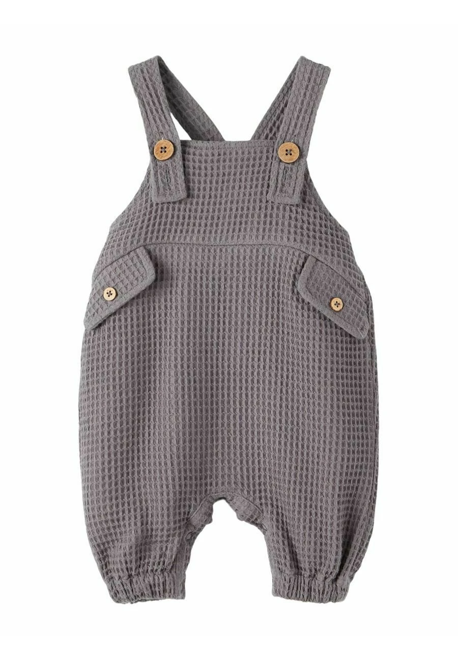 Lil Atelier Waffel - Jumpsuit - Quiet Shade 3 Lil Atelier Waffel - Jumpsuit - Quiet Shade