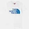 The North Face Easy Tee Unisex - T-Shirt Print - White/Banff Blue