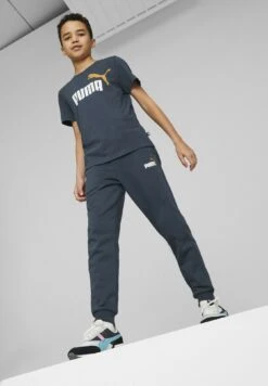 Puma Essentials Two-Tone Logo Jugend Trainings - Trainingsbroek - Blau -kinderkledingwinkel f1a4efa8c8b94c5ab6330a58d963f30f