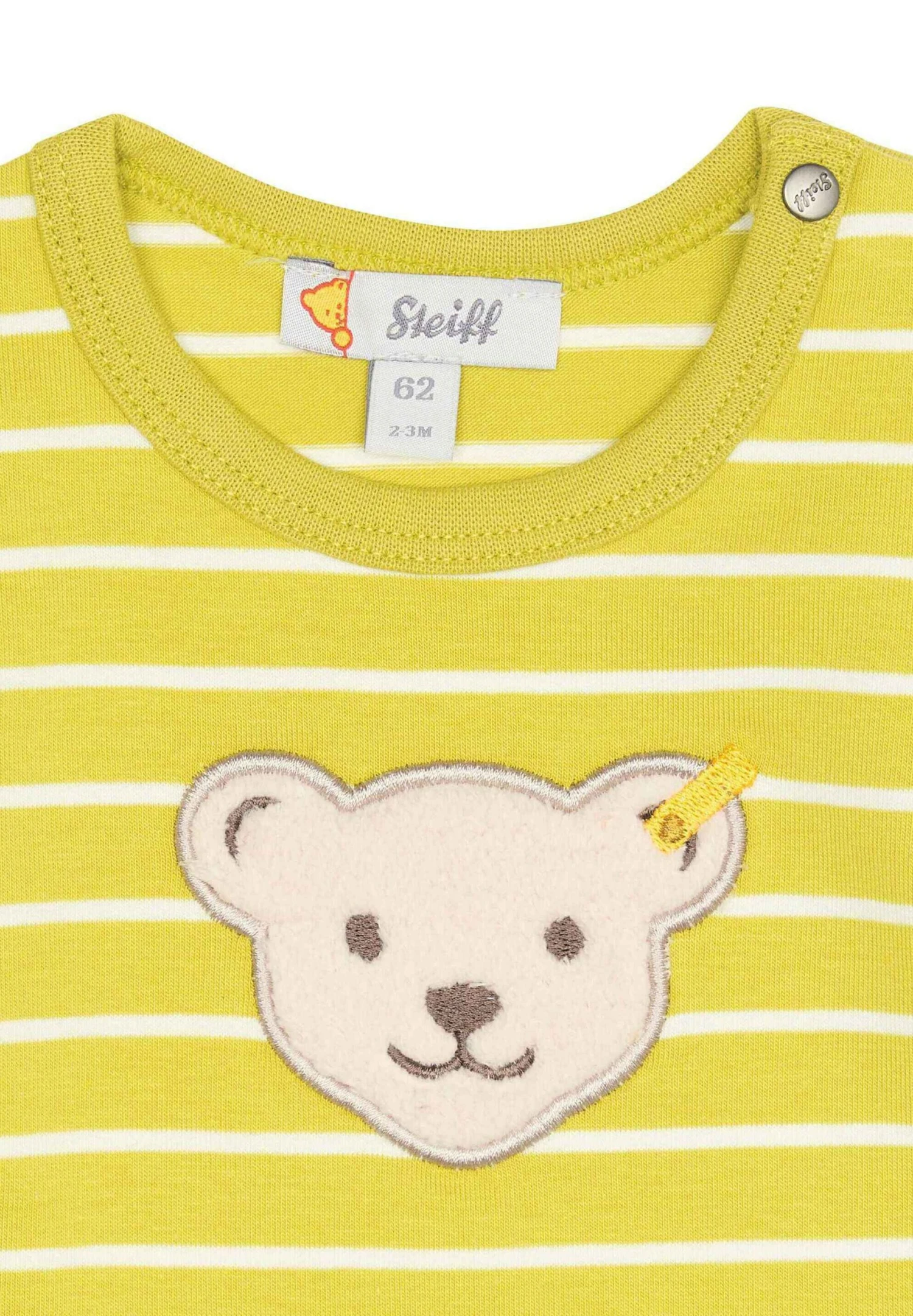 Steiff Pawerful Mit Knöpfbaren Ausschnitt - Longsleeve - Apple Green 5 Steiff Pawerful Mit Knöpfbaren Ausschnitt - Longsleeve - Apple Green - Afbeelding 3