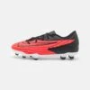 Nike Performance Jr Phantom Gx Club Fg/Mg Unisex - Voetbalschoenen Met Kunststof Noppen - Bright Crimson/Black/White