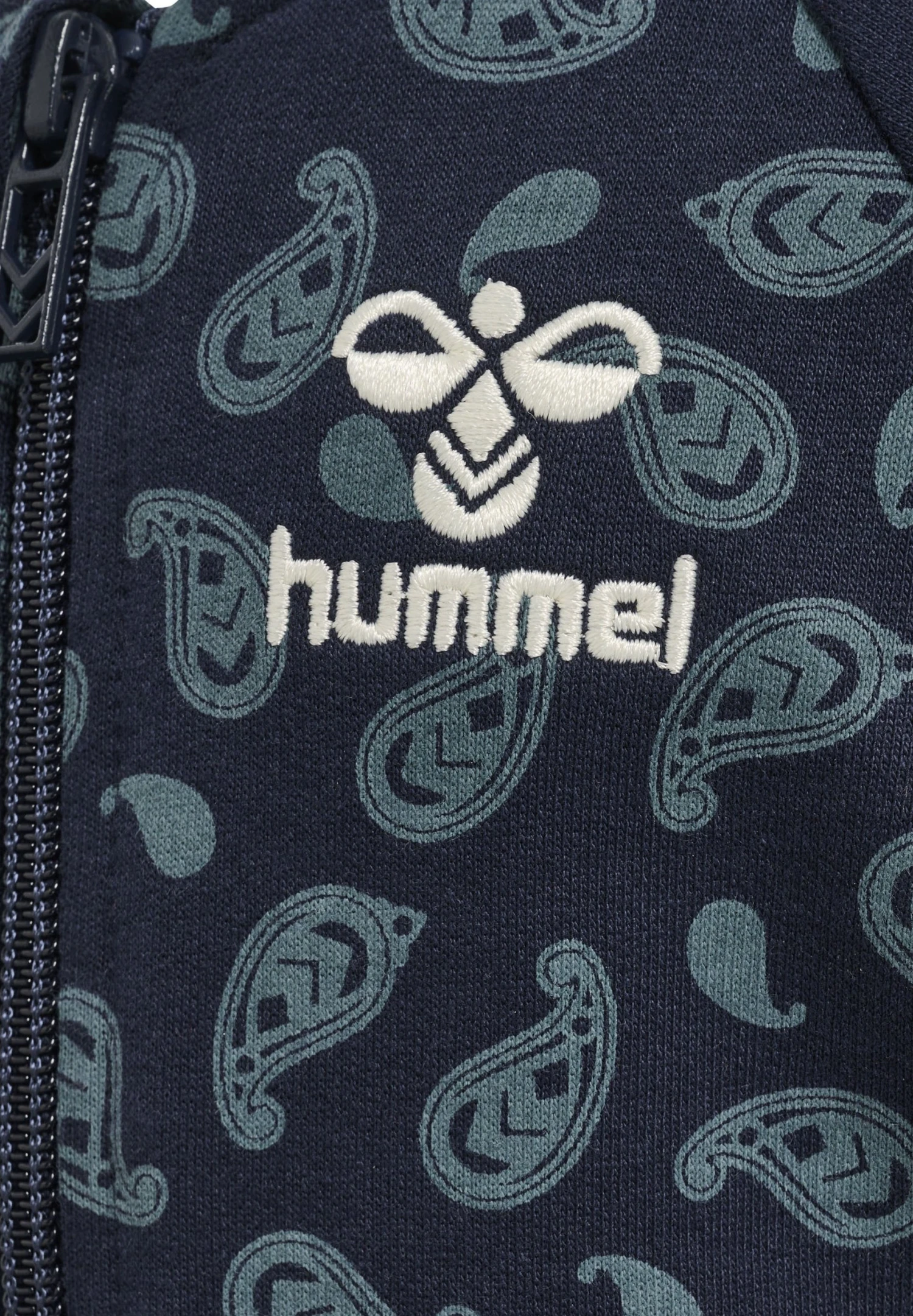 Hummel Hmlpaisley Zip Jacket - Sweater Met Rits - Black Iris 5 Hummel Hmlpaisley Zip Jacket - Sweater Met Rits - Black Iris - Afbeelding 3