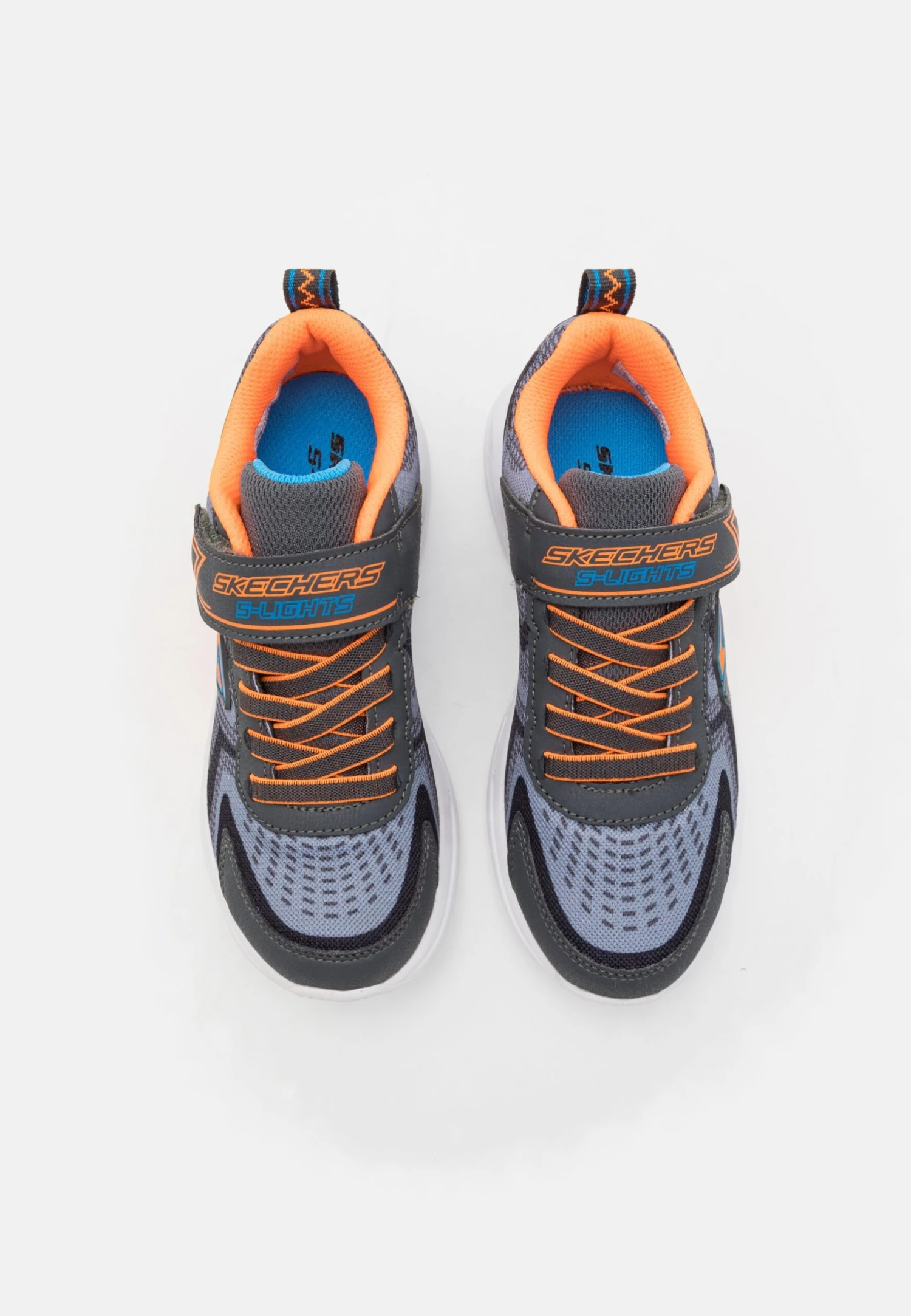 Skechers Lighted Tech Piece - Sneakers Laag - Charcoal/Orange 6 Skechers Lighted Tech Piece - Sneakers Laag - Charcoal/Orange - Afbeelding 4